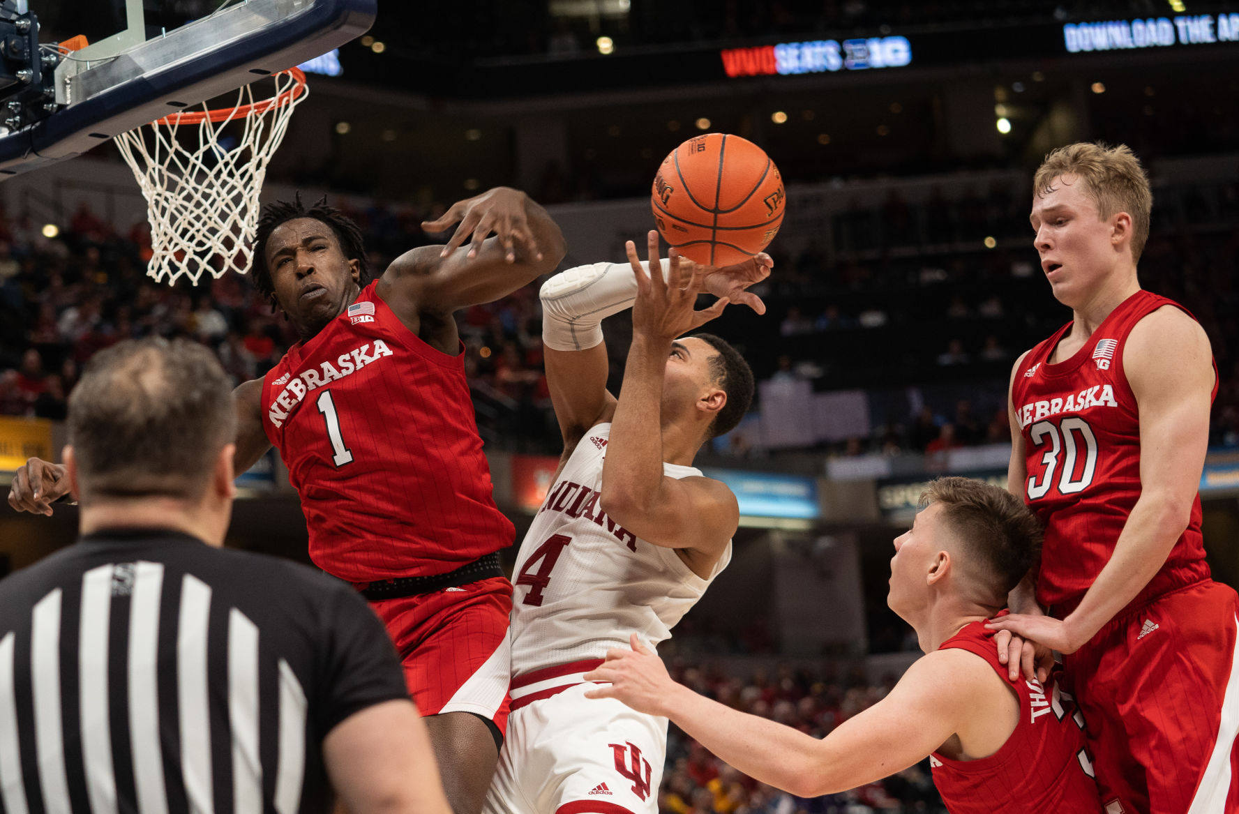 Nebraska Basketball vs. Indiana Photo No. 14